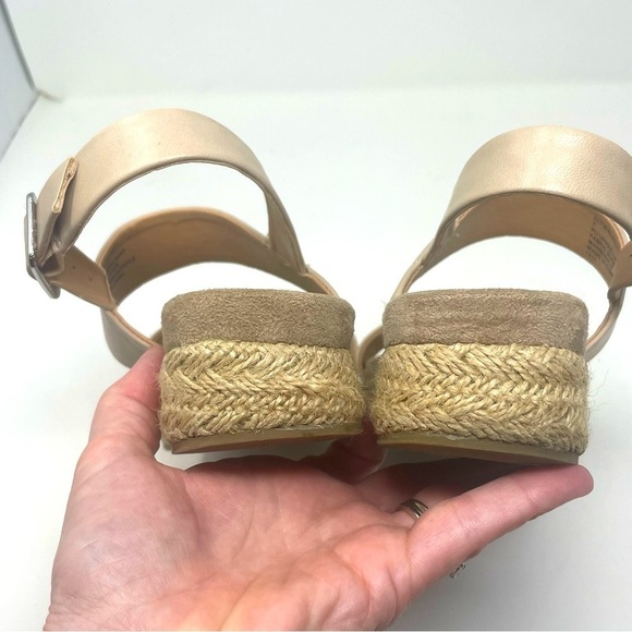 Madden Girl | Cybell Slingback Sandals | Espadrille Wedges | Size 7 | Cream - Picture 5 of 9